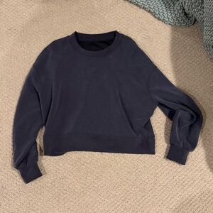 Lululemon Athletica Charcoal Crewneck Sweatshirt
